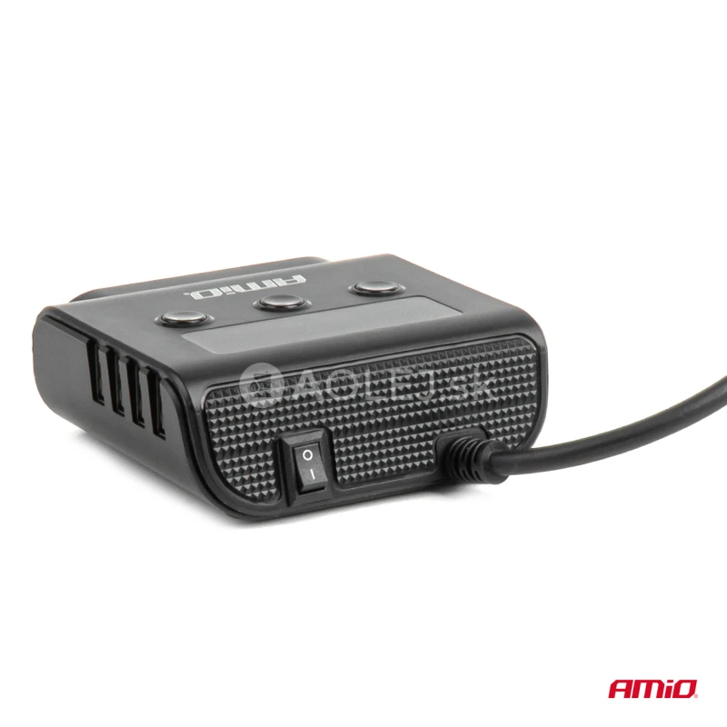 Predlžovacia z&aacute;suvka s nab&iacute;jačkou 4xUSB-A QC3.0 PD 3.0 180 W AMiO-04835