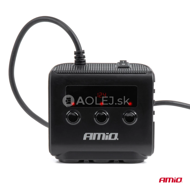 Predlžovacia z&aacute;suvka s nab&iacute;jačkou 4xUSB-A QC3.0 PD 3.0 180 W AMiO-04835
