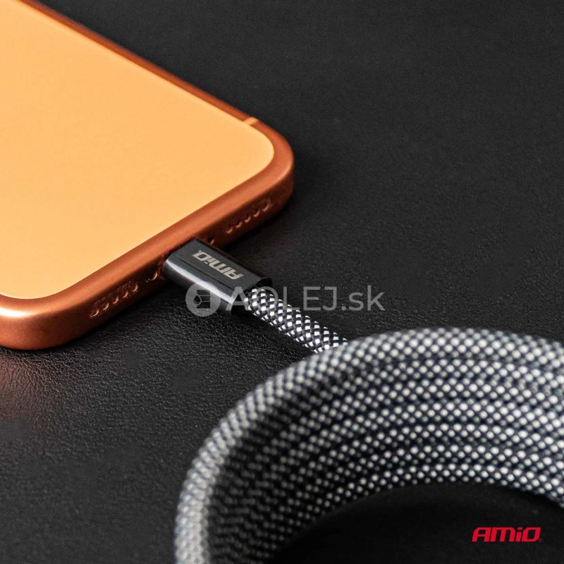 Magnetick&yacute; USB k&aacute;bel USB-C to USB-C 60W 200cm AMiO-04841