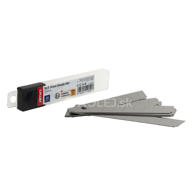 Sada čepel&iacute; SK5 100x18x0,5mm 10ks AMiO-04820