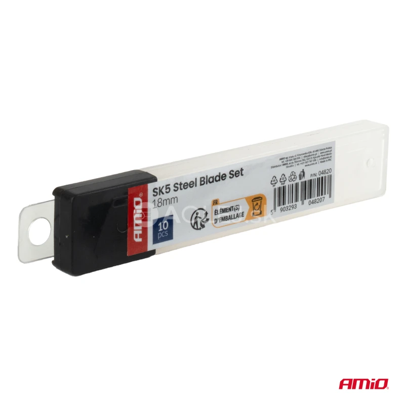 Sada čepel&iacute; SK5 100x18x0,5mm 10ks AMiO-04820