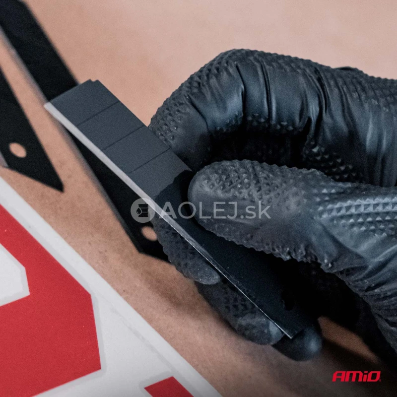 Sada čiernych čepelí SK5 100x18x0,5mm 10ks AMiO-04821