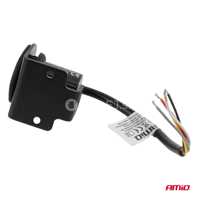LED výstražný maják R65 12V 24V 12W AMiO-04864