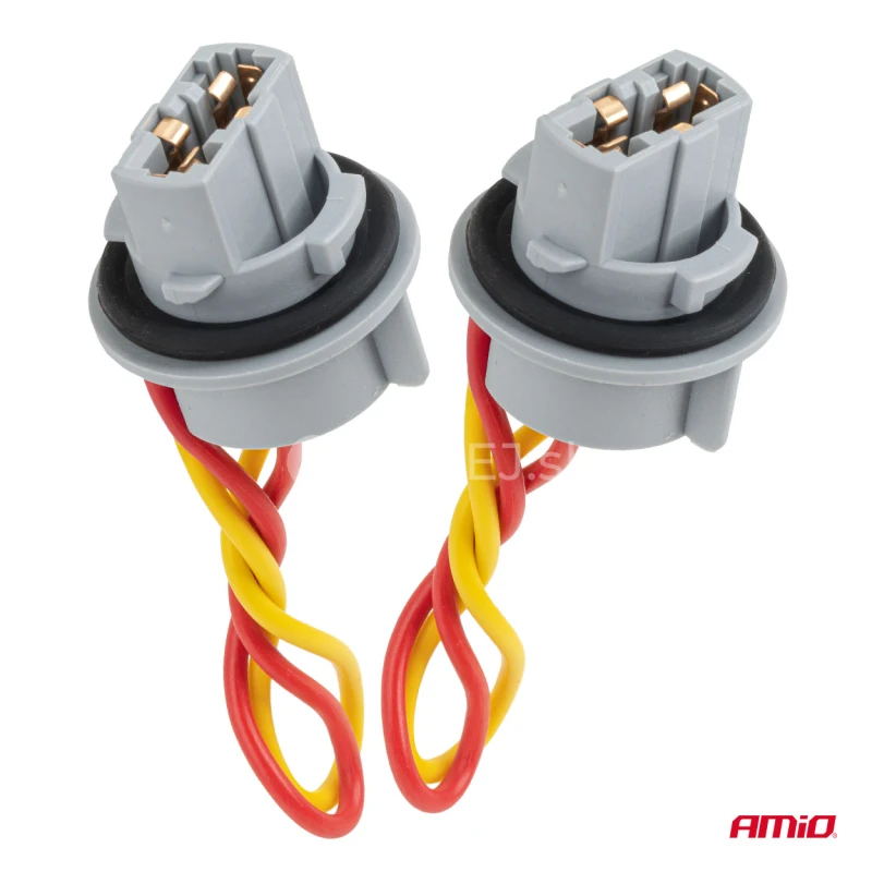 Obj&iacute;mka žiarovky T20 LED 12V W21W WY21W W3x16d 7440 T20 2 ks AMiO-04833