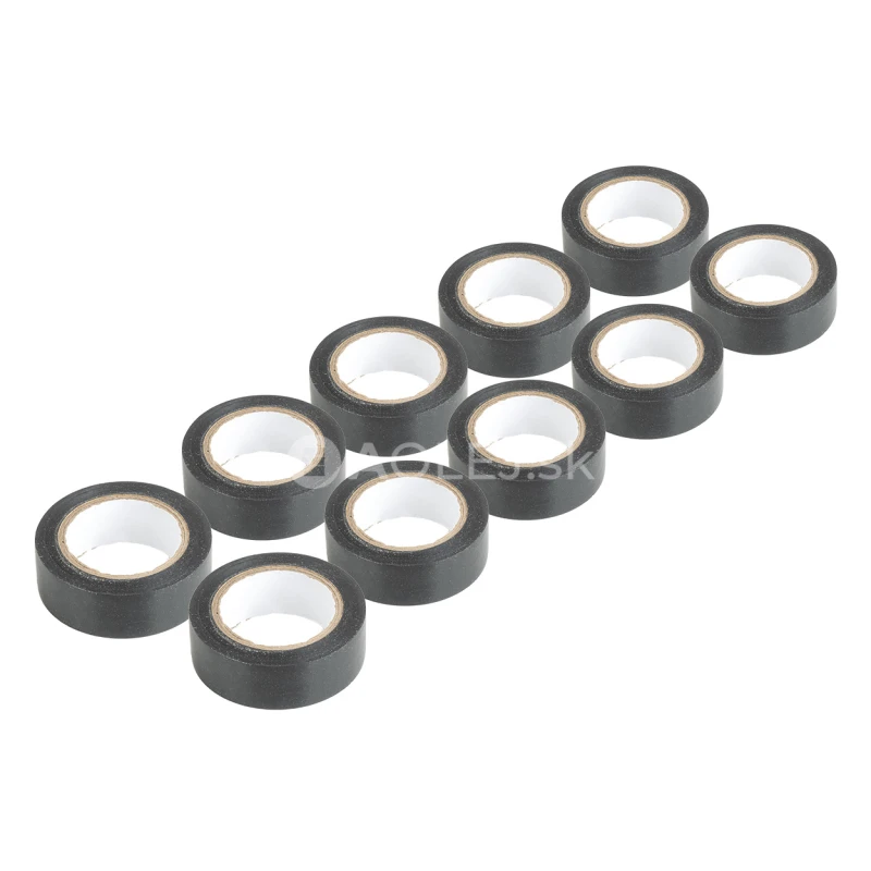 Izolačná páska 10 ks 19mm x 10m x 0.13mm AMiO-04845