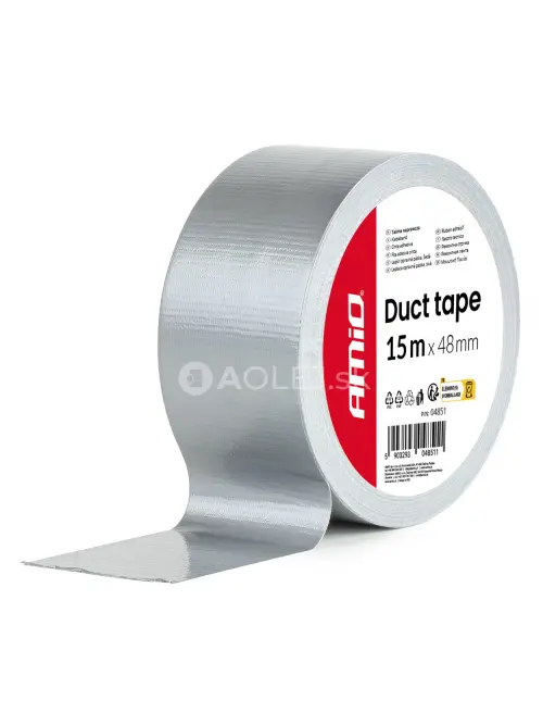 Lepiaca opravn&aacute; p&aacute;ska, siv&aacute; 48 mm x 15 m x 0,19 mm AMiO-04851