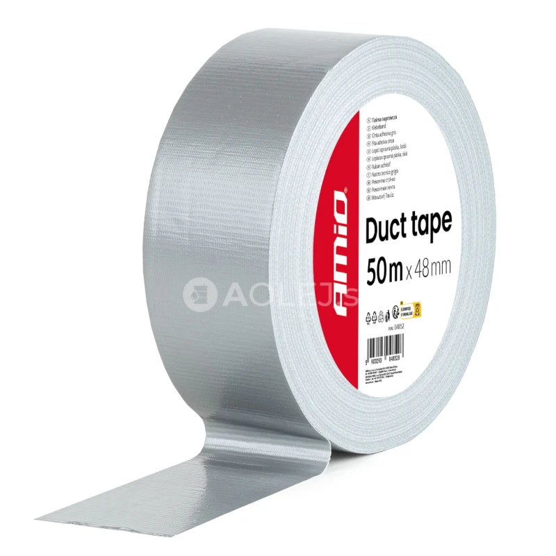 Lepiaca opravná páska, sivá 48 mm x 50 m x 0,19 mm AMiO-04852