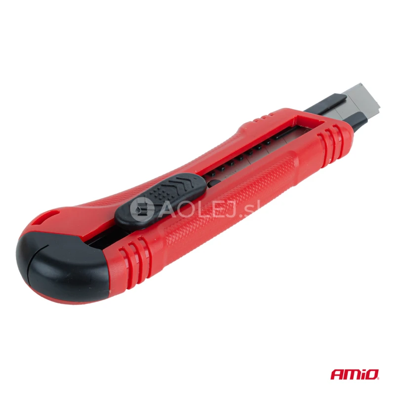 Sada univerzálnych odlamovacích nožov ABS 100x18x0,5mm 24ks Box AMiO-04811