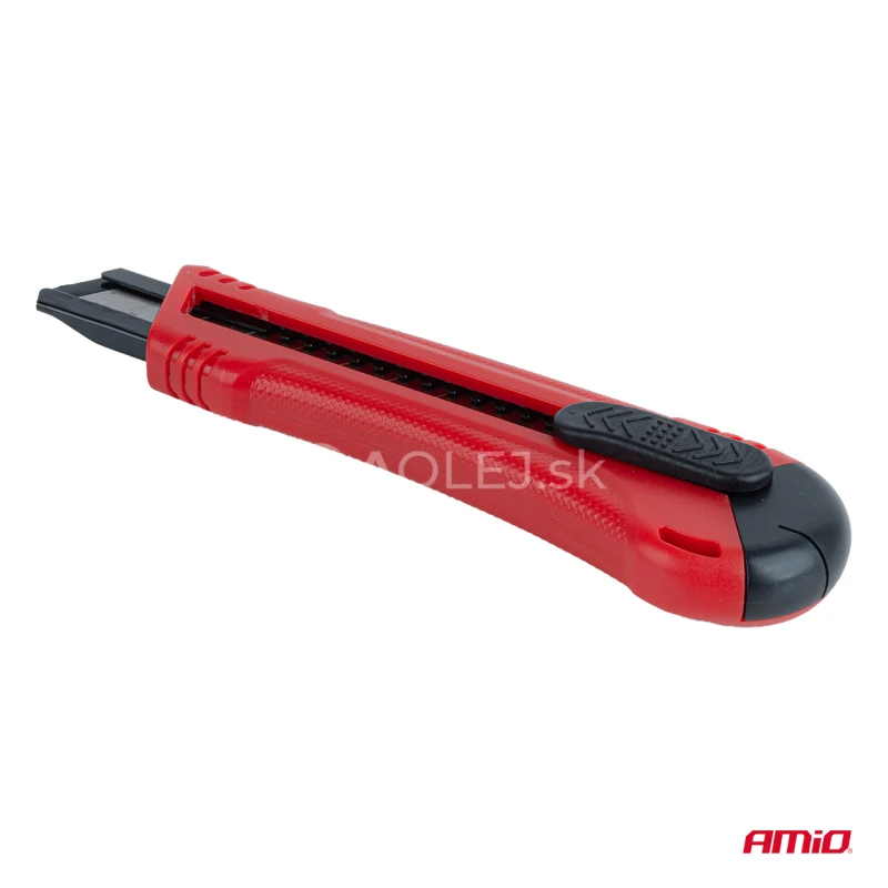 Sada univerzálnych odlamovacích nožov ABS 100x18x0,5mm 24ks Box AMiO-04811