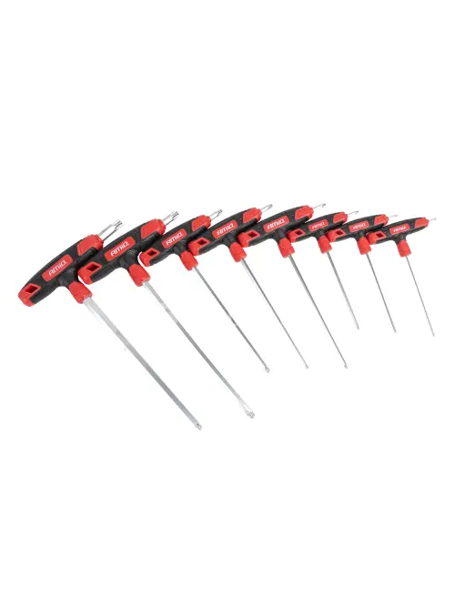 Sada torx kľ&uacute;čov s priečnou rukov&auml;ťou 8 kusy AMiO-04827