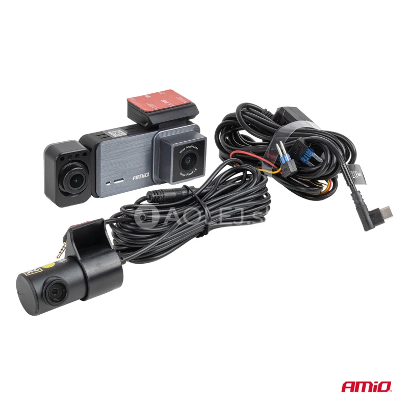 Kamera do auta so zadnou kamerou 4K + 1K + 2K WLAN WIFI UHD 512 GB AMiO-04802