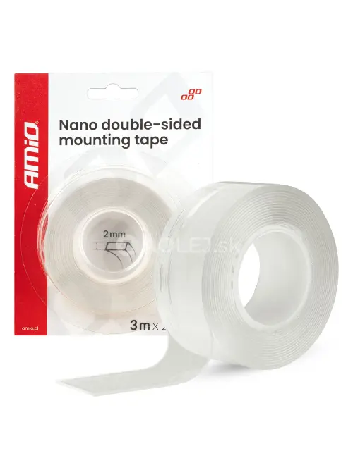 Obojstrann&aacute; nano p&aacute;ska 20 mm &times; 3 m &times; 1 mm AMiO-04847