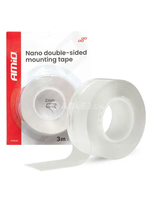 Obojstrann&aacute; nano p&aacute;ska 20 mm &times; 3 m &times; 1 mm AMiO-04848