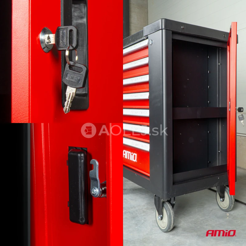 Dielenský vozík na náradie 840 x 460 x 870 mm AMiO-04891