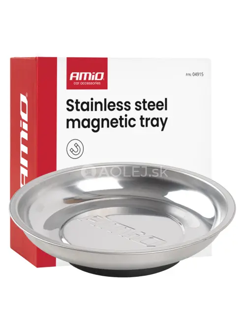 Magnetick&aacute; miska z nehrdzavej&uacute;cej ocele 150mm AMiO-04915