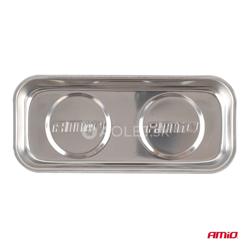 Magnetick&aacute; miska z nehrdzavej&uacute;cej ocele 150x65x27mm AMiO-04917