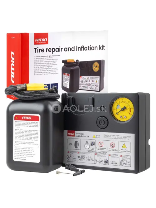 S&uacute;prava na opravu a hustenie pneumat&iacute;k 19mm 12V AMIO-04929