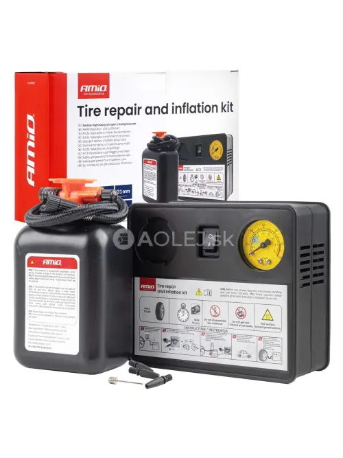 S&uacute;prava na opravu a hustenie pneumat&iacute;k 31mm 12V AMIO-04930