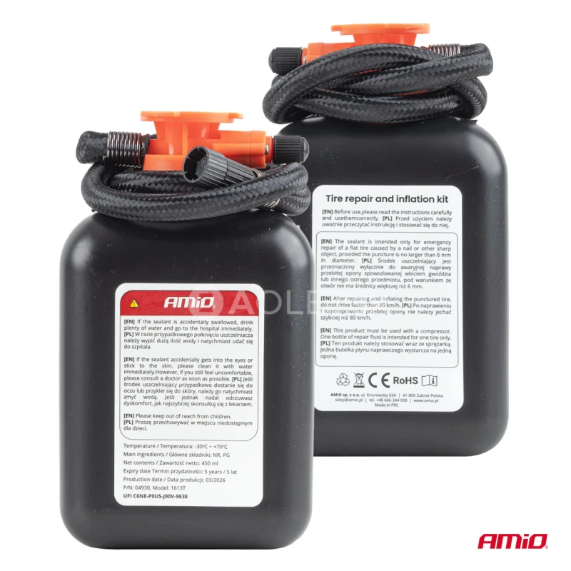 S&uacute;prava na opravu a hustenie pneumat&iacute;k 31mm 12V AMIO-04930