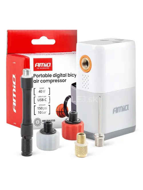Bezdr&ocirc;tov&yacute; vzduchov&yacute; kompresor 40W USB-C AMiO-04946