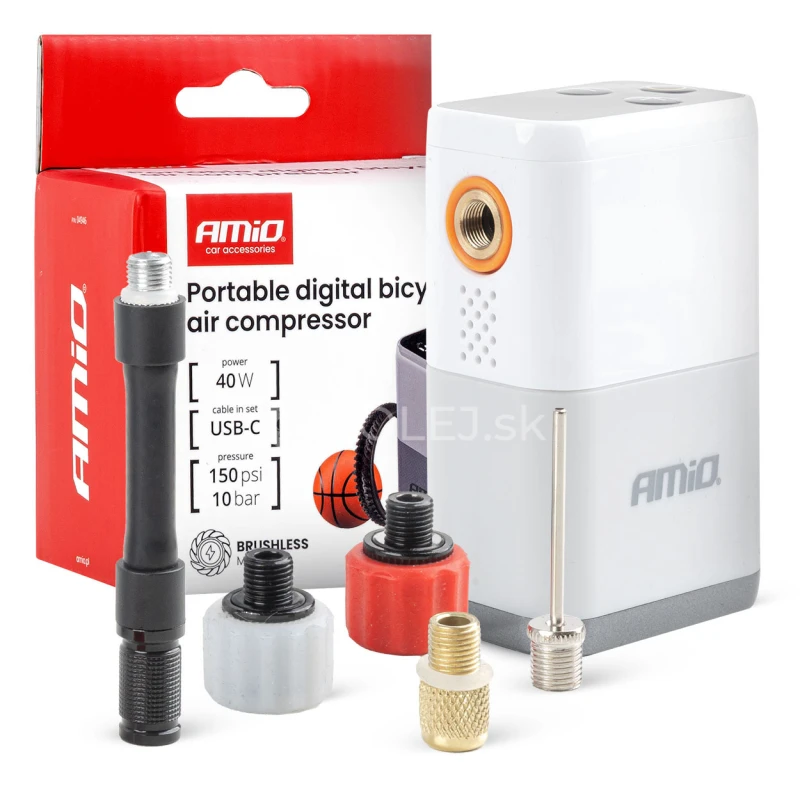 Bezdrôtový vzduchový kompresor 40W USB-C AMiO-04946