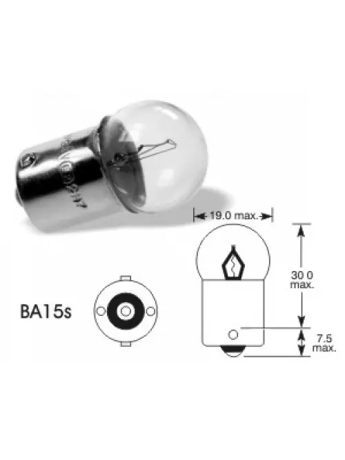 QLUX 24V 10W BA15S R10W