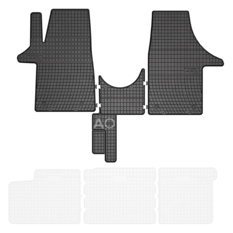 Gumenn&eacute; autokoberce AutoFrogum D0073 pre Volkswagen Transporter T5 a T6