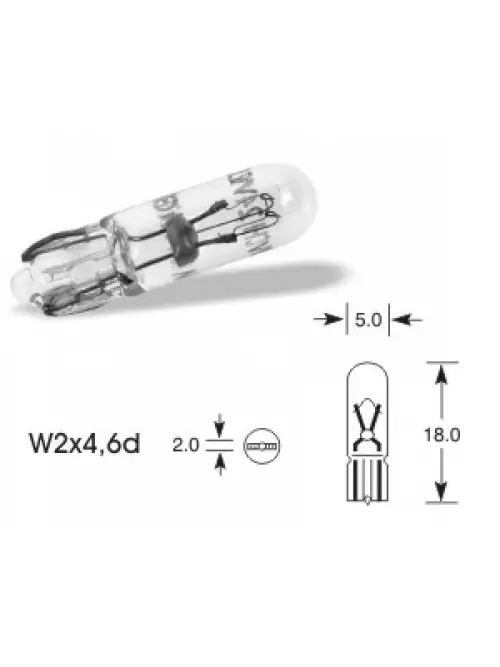 QLUX 24V 1,2W W2X4,6D