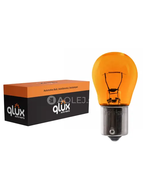 QLUX 12V 21W BAU15S PY21W AMBROV&Aacute;