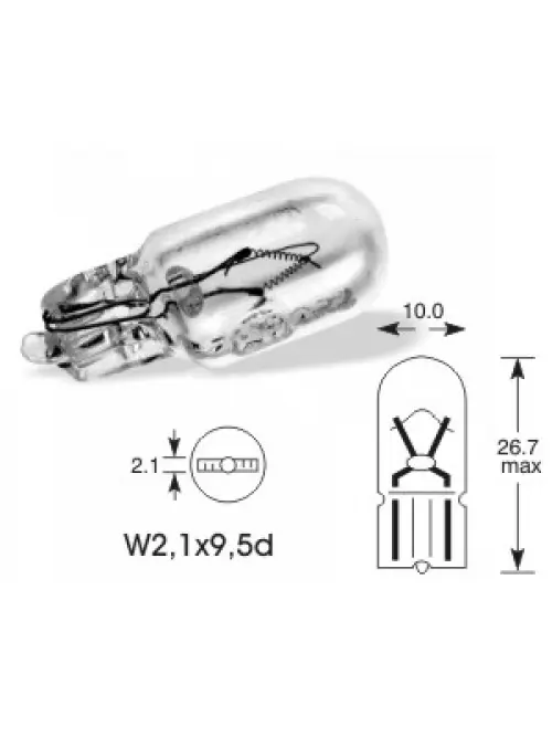 QLUX 12V 3W W2,1X9,5D W3W