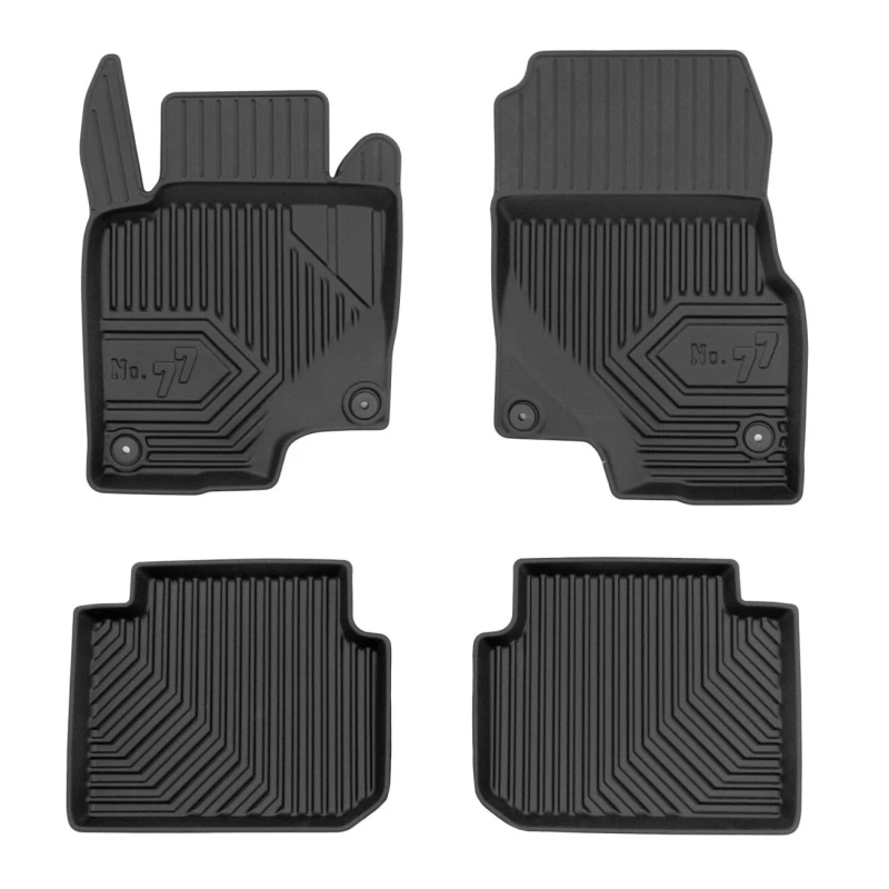 Gumenné autokoberce pre Smart Forfour I Hatchback 2004-2006 AutoFrogum 77426344