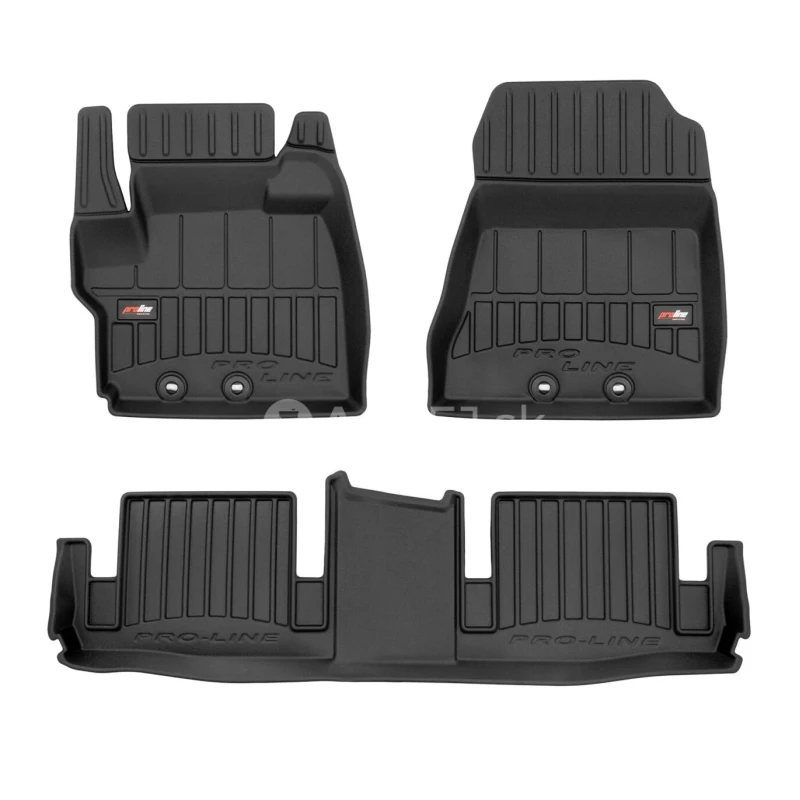 Gumenné autokoberce pre Toyota IQ Hatchback 2008-2015 AutoFrogum 3D426429