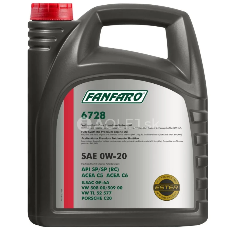 Fanfaro 6728 VW 508/509 0W-20 5L
