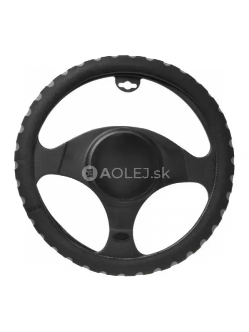 Automax Poťah volantu &scaron;port siv&yacute; 37-39cm