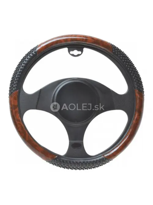 Automax Poťah volantu drevo-čierny 37-39cm
