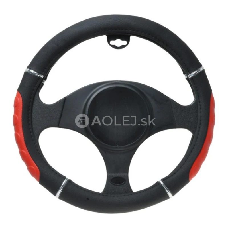 Automax Poťah volantu čierno-červen&yacute; 37-39cm