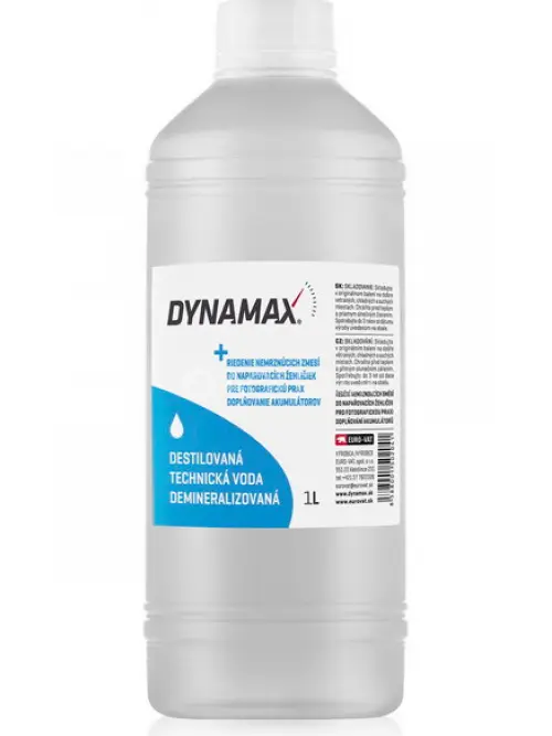 Dynamax Destilovan&aacute; voda 1L