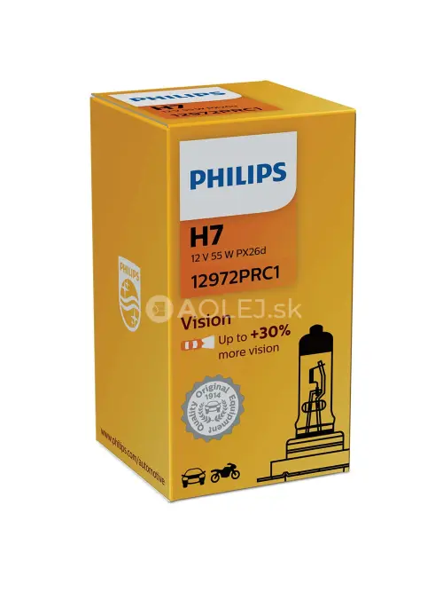 Philips Vision +30% H7 12V 55W PX26d