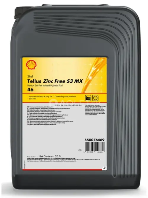 Shell Tellus Zinc Free S3 MX 46 20L