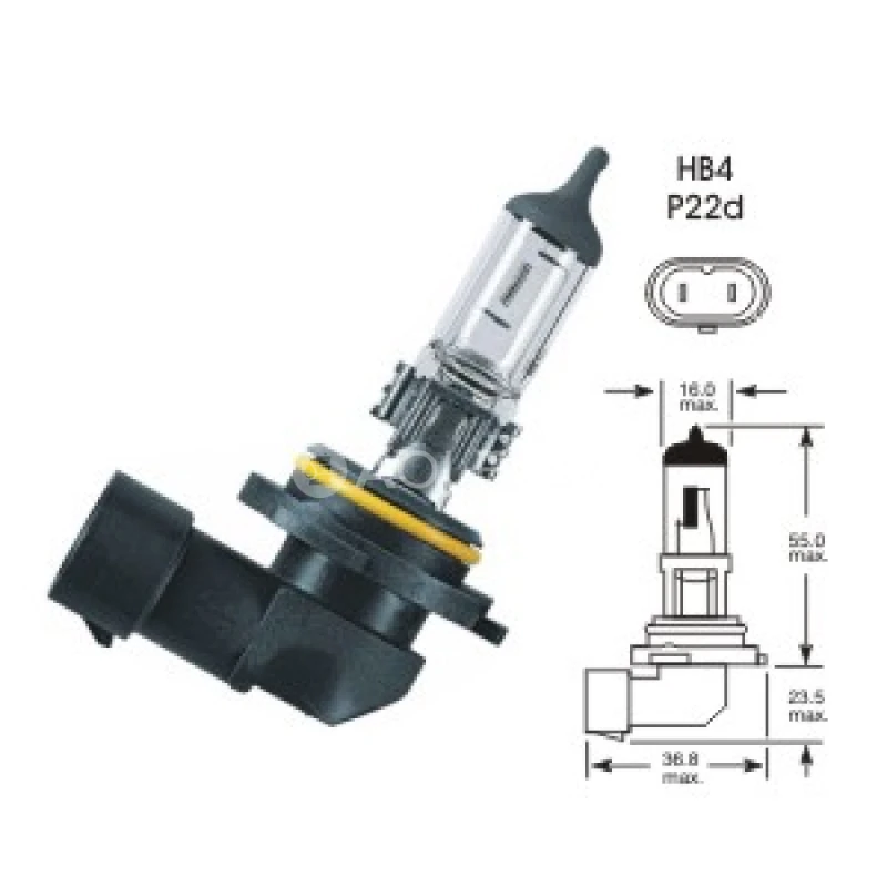 Elta 12V 51W P22D HB4
