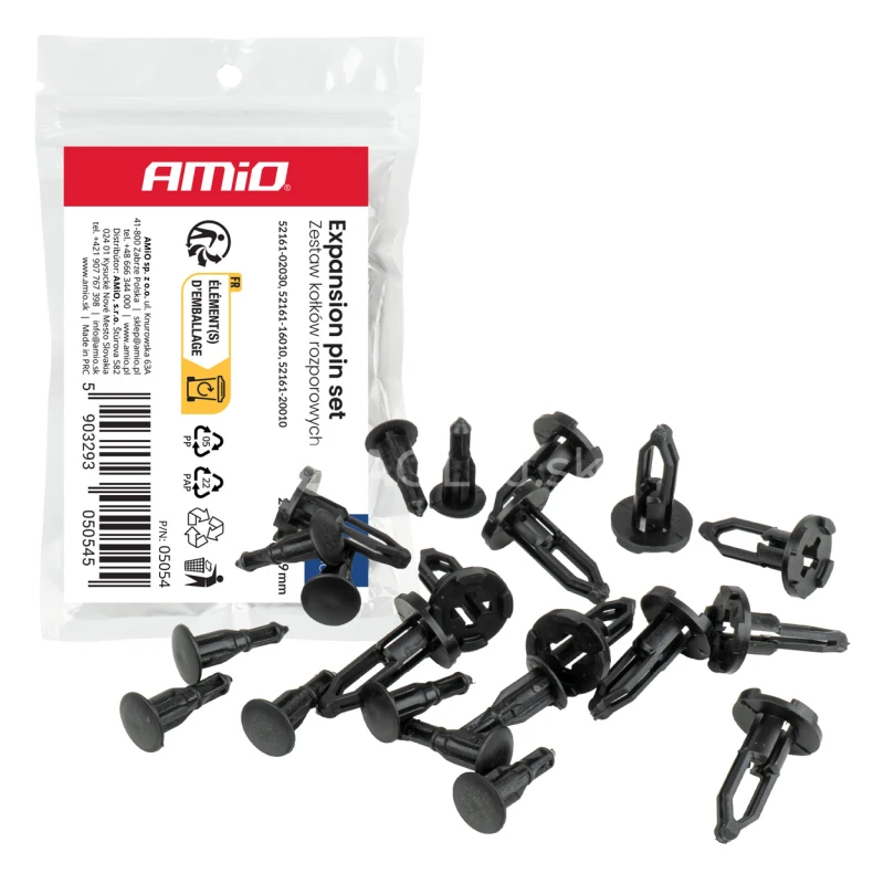 S&uacute;prava rozp&iacute;nac&iacute;ch pr&iacute;chytiek 28 mm ⌀ 9 mm, 10 ks AMIO-05054