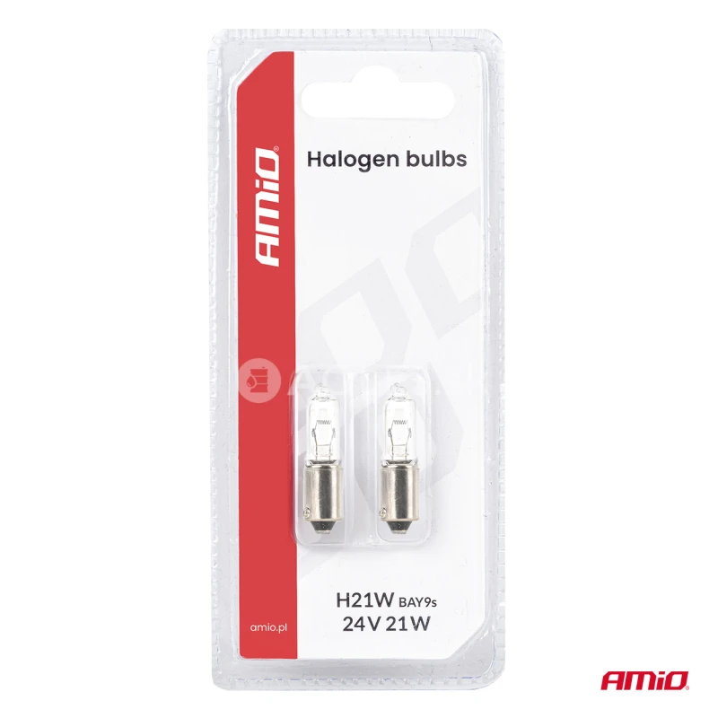 Halog&eacute;nov&aacute; žiarovka H21W 24V 21W BAY9S AMiO-05023