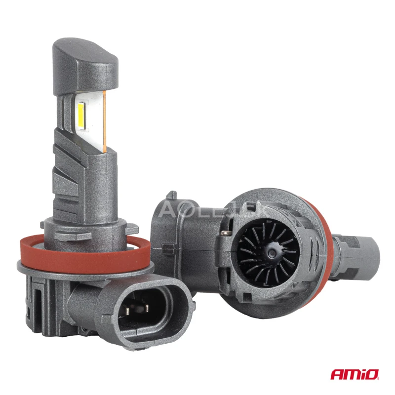 LEDr žiarovky s cestnou homologiz&aacute;ciou R37 E-MARK H11 PnP FAN 18W AMiO-05120