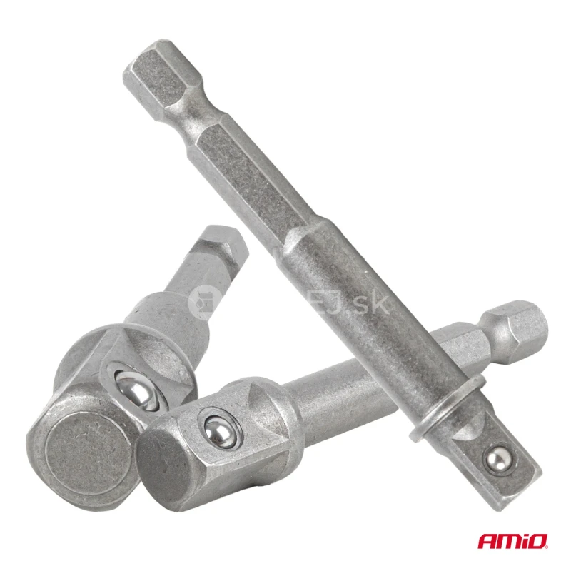 Sada n&aacute;strčn&yacute;ch kľ&uacute;čov a bitov, 3-dielna, 1/4&ldquo;, 3/8&ldquo;, 1/2&ldquo; AMIO-04933