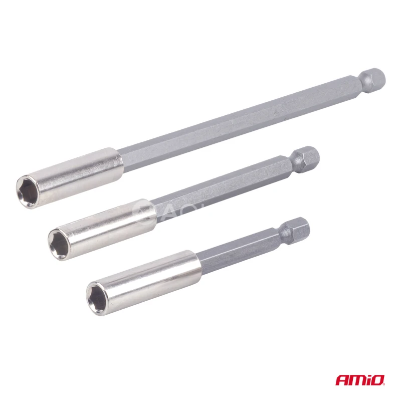 S&uacute;prava spojovac&iacute;ch tyč&iacute; pre bity 3ks 1/4" AMiO-04934