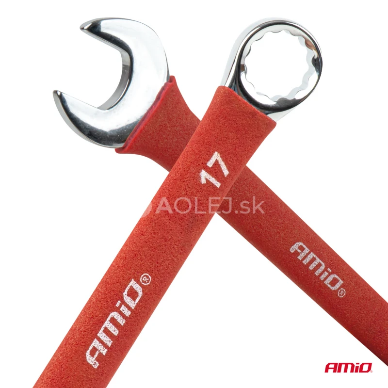 Sada očkoplochých kľúčov CRV 8-19mm 8 ks AMiO-04978