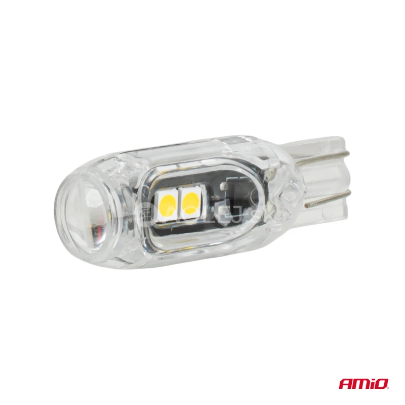 LED žiarovky STANDARD T10 2835 5SMD White 12V AMIO-04995