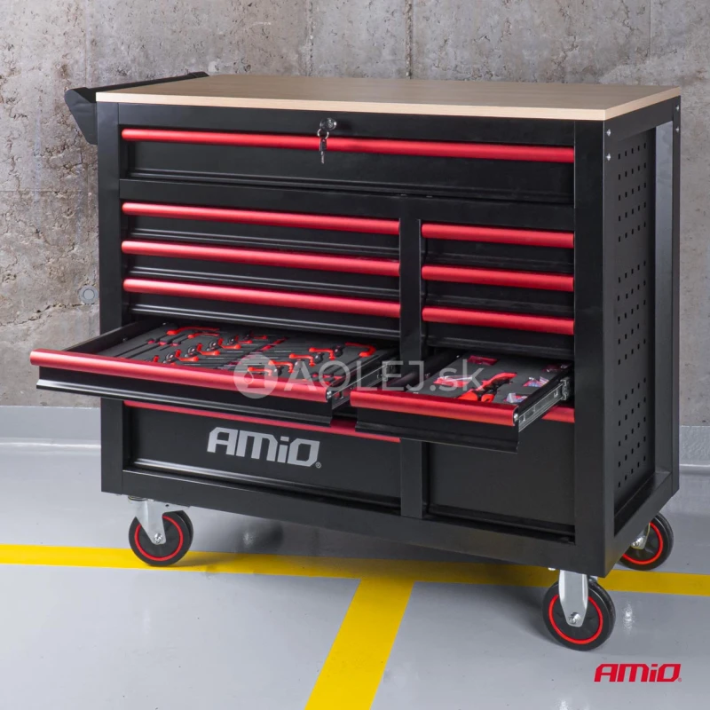 Dielenský vozík na náradie so súpravou 471ks náradia, 1080 x 460 x 970 mm, AMiO-04989