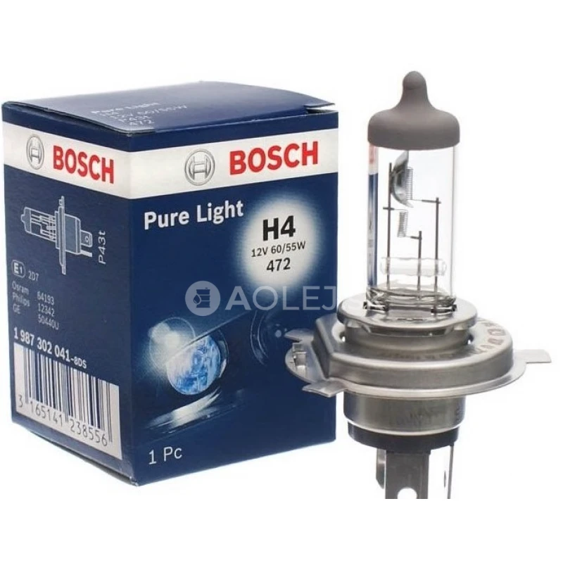 Bosch Pure Light H4 12V 60/55W