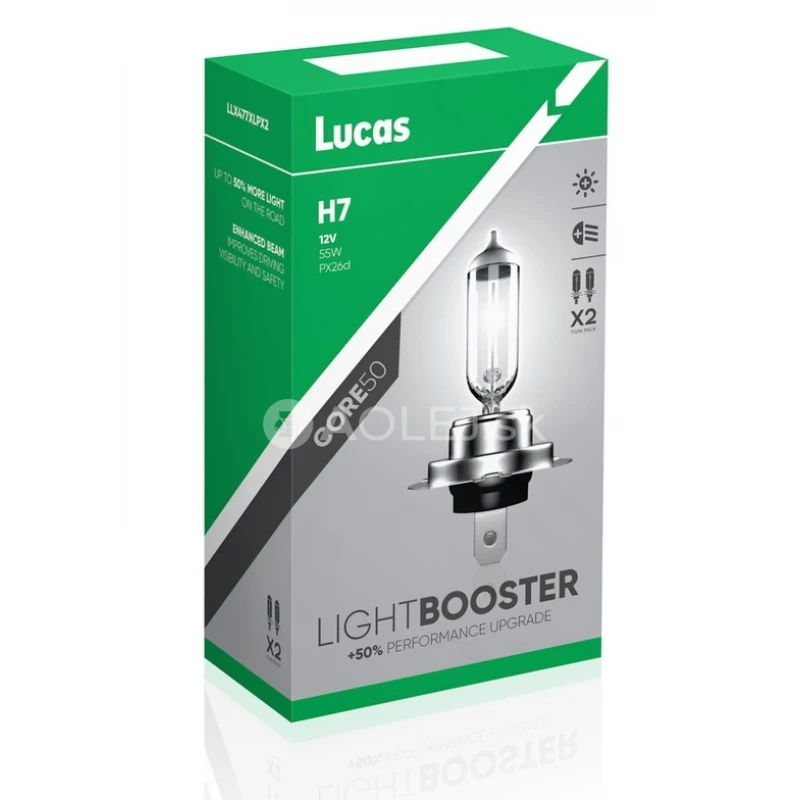 Lucas H7 Light Booster Xenon +50% 2ks